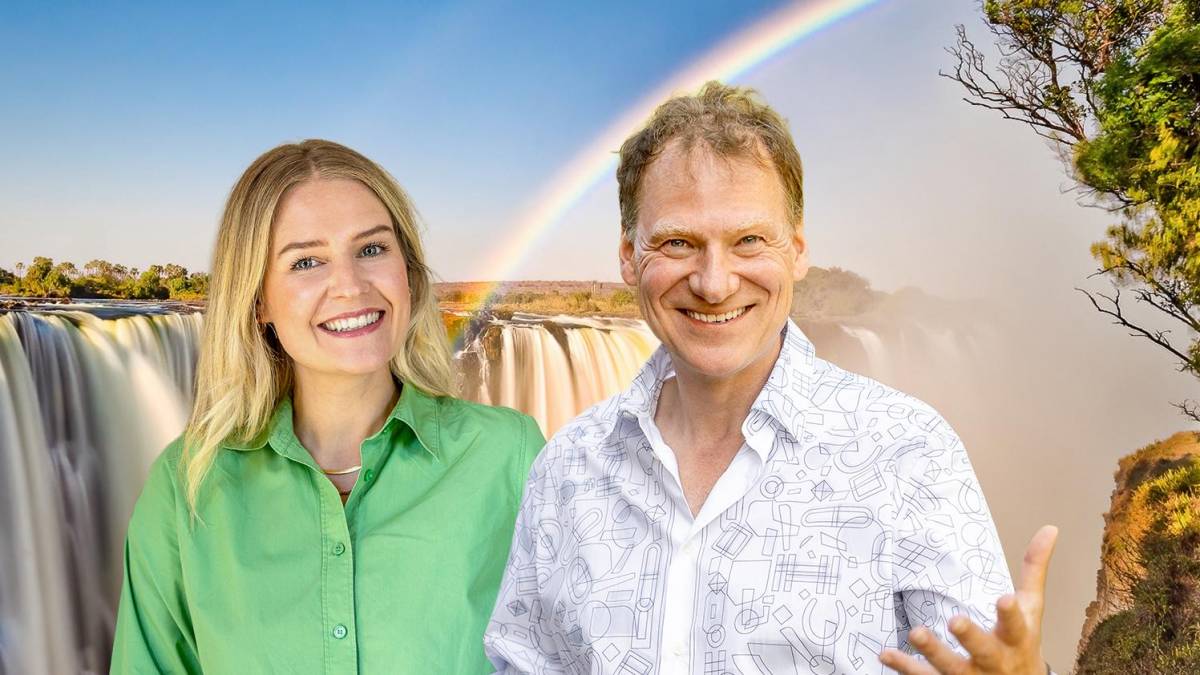 Ingo und Katharina vor den Victoria Falls |  Dennis Wehrmann / Chamleon