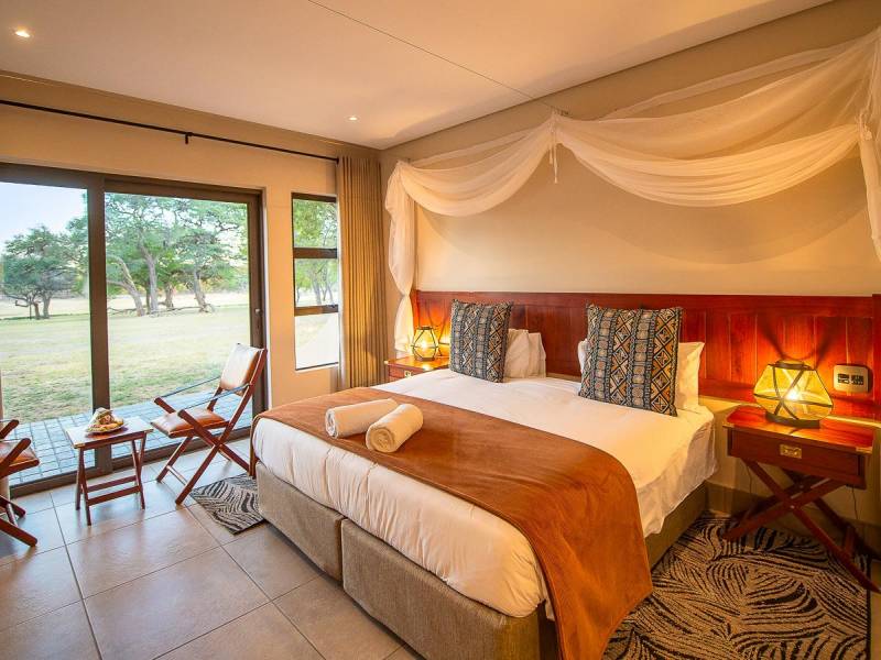 Hwange Safari Lodge |  Bruce Taylor, Hwange Safari Lodge / Chamleon