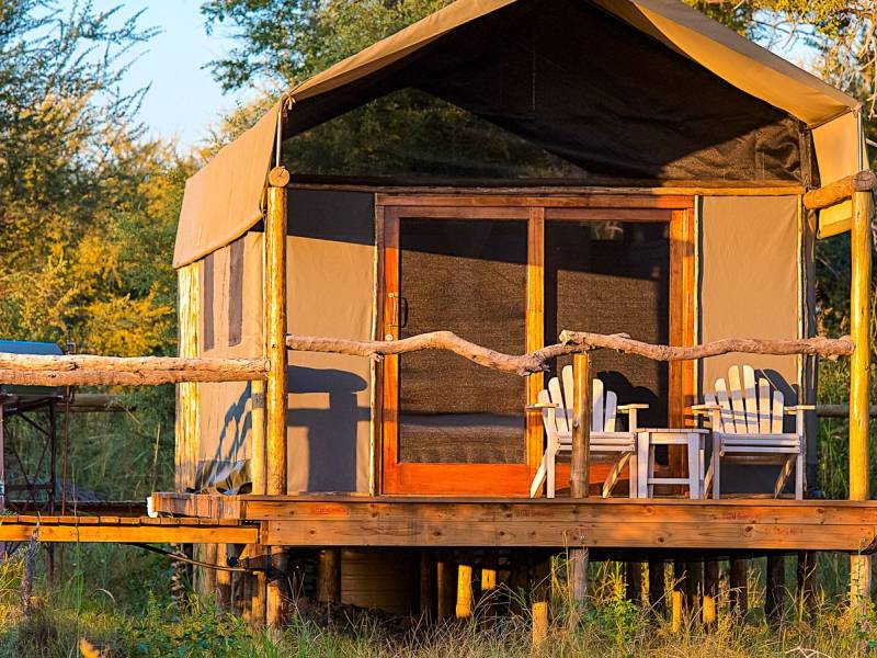 Gomoti River Lodge | © Peter Pack, Pack Safari / Chamäleon